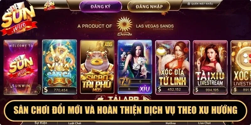 Sân chơi liên tục đổi mới và hoàn thiện dịch vụ theo xu hướng
