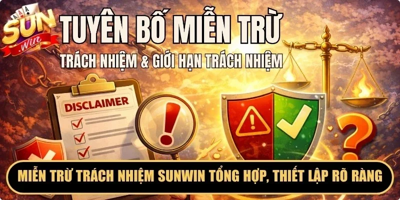 Miễn trừ trách nhiệm Sunwin được tổng hợp, thiết lập rõ ràng